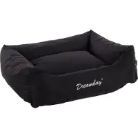 Flamingo Lit pour chien Dreambay noir, Couleur:bleu ; Longueur x Largeur:80 cm x 67 cm