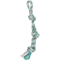Flamingo Jchien Coton Jim Corde De Tirage 3 Noeuds Menthe/blanc/gris 60cm