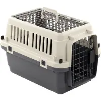 Flamingo Cage De Transport Neto Gris Xs 33x50x33cm