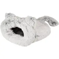 Flamingo Sac de couchage Alba blanc pour le chat 53x38x23cm