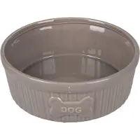 Flamingo Gamelle Chien Mabel Ceramique Taupe 15cm 640ml