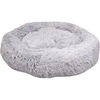 Flamingo Lit pour chien , modèle Krems, rond, gris clair, dimensions : 70 cm