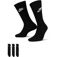 Nike Sportswear Everyday Essential Crew Socks 3 Pairs Noir EU 42-46 Homme