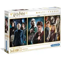 Clementoni Harry Potter Multi-Puzzle Characters (3 x 1000 pièces)