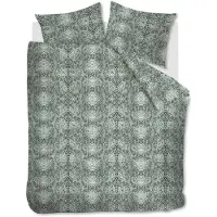 Ambiante Housse de Couette Ambiante Ruya Vert Coton-240 x 220 cm | Lits-Jumeaux