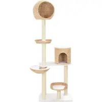vidaXL Arbre à chat sisal jonc de mer