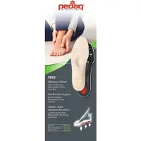 Pedag International Semelles Viva en cuir homme avec arche de renfort