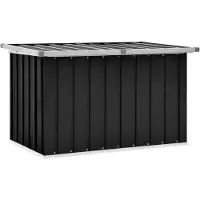 vidaXL Coffre de jardin anthracite 109x67x65 cm