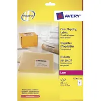 Avery - Étiquettes - transparent - A4 (210 x 297 mm) - 25 unités 8 )