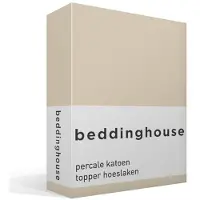 Beddinghouse Drap-housse Beddinghouse Topper Natural (Percal)-180 x 200 cm