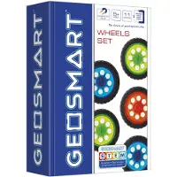 GeoSmart Jouet de construction magnétique Wheel Set, 11dlg.