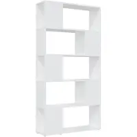 vidaXL Bibliothèque/Séparateur de pièce Blanc 80x24x155 cm