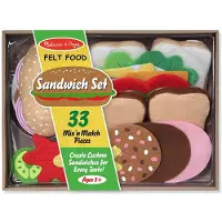 Melissa and doug Aliments En Feutre - Ensemble De Préparation De Sandwichs