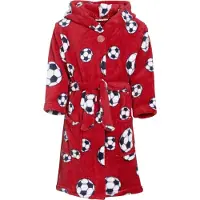 Playshoes Fleece-Bademantelfußball (340151_8) Rot74/80