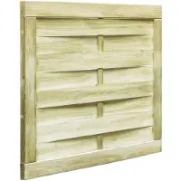 vidaXL Portillon de jardin Bois de pin imprégné 100x75 cm Vert
