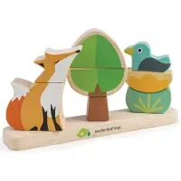 Tender Leaf Toys Tender Leaf tour d'empilage magnétique renard jouet en bois coloré