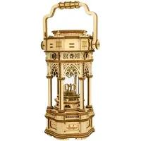 Robotime Rokr Illuminated 3D Wooden Puzzle Victorian Lantern (Toy Box) 210 Teile