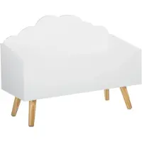 Atmosphera 58x28x45.5 Cm Drawer Storage Shelf Blanc Enfants
