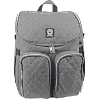 Dooky Sac à Langer Sac à Dos - 2 en 1 - Grey Melange - - UneTaille - Sac à Langer