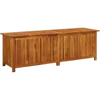 vidaXL Boîte de rangement de jardin 175x50x58 cm en bois massif d'acacia