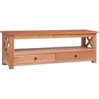 vidaXL Armoire TV 120 x 30 x 40 cm bois massif acajou