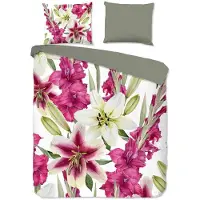 Good Morning Housse de couette FLEURIE 240x200/220 cm Multicolore