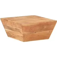 vidaXL Table basse en V 66x66x30 cm acacia massif