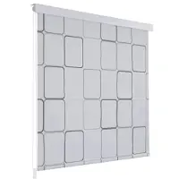 vidaXL Store roulant de douche 120x240 cm Carré