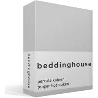 Beddinghouse Drap-Housse Beddinghouse Topper Light Grey (Percal)-90 x 210 cm