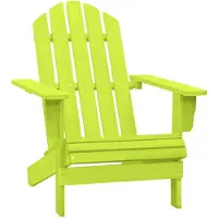 vidaXL Chaise de jardin Adirondack en bois massif de sapin vert
