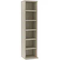 vidaXL Armoire à CD Chêne sonoma 21x20x88 cm Bois d'ingénierie