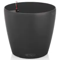 Lechuza Pot de Plante Circulaire en Polypropylene Gris Lechuza