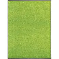 vidaXL Paillasson lavable Vert 90x120 cm