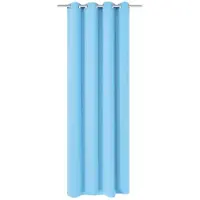 vidaXL Rideau occultant avec œillets métalliques 270 x 245 cm Turquoise