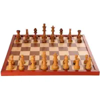 Longfield Games damier et échiquier en bois