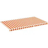 vidaXL Toile de store jaune et orange 6x3,5 m
