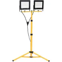 vidaXL Projecteur LED avec trépied 2x100 W blanc froid