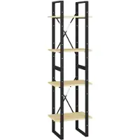 vidaXL Bibliothèque à 4 niveaux 40x30x140 cm Bois de pin massif