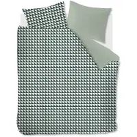Ambiante Housse de Couette Ambiante Faas Uni Gris-Vert-240 x 220 cm | Lits-Jumeaux