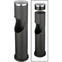 Huismerk Poubelle cendrier Noir 46,5 cm