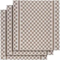 De Witte Lietaer Torchons De Witte Lietaer Groom Blanc et Marron (3 unités)