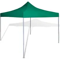 vidaXL Tente pliante 3 x 3 m Vert