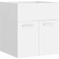 vidaXL Meuble sous-lavabo blanc 41x38,5x46 cm Bois composite