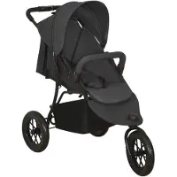 vidaXL Poussette Anthracite Acier