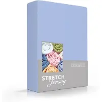 Romanette Drap-housse Romanette Bleu Clair (Jersey)-Lits Doubles (140/150 x 200/210/220 cm)