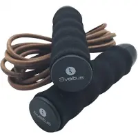 SVELTUS Corde À Sauter Cuir Lestable