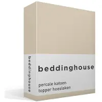 Beddinghouse Drap-housse Beddinghouse Topper Natural (Percal)-140 x 200 cm