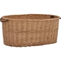 vidaXL Panier à bois de chauffage poignées de transport 78x54x34 cm