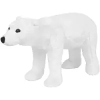 vidaXL Peluche Ours polaire debout Peluche blanche XXL