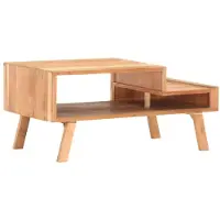 vidaXL Table basse 100 x 50 x 45 cm acacia massif